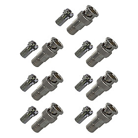 Mua Đầu Kết Nối Camera Jack BNC + Đuôi F5 Chất Lượng Cao Giá Rẻ + Bộ 10 Cái