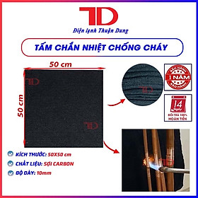 Mua Tấm Chống Cháy nỉ cacbon đã được oxy hóa dày 10mm  Tấm Chắn Nhiệt Chống Cháy khi hàn chất liệu sợi Carbon  Nỉ acrylic tiền oxy hóa - Điện Lạnh Thuận Dung