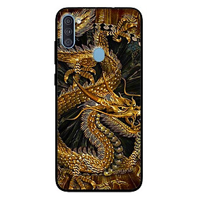 Ốp lưng dành cho Samsung A11 mẫu Rồng Nền Đen