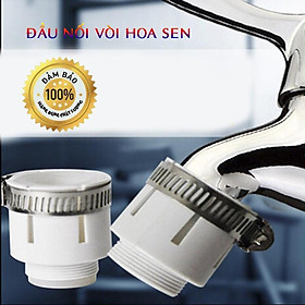 Đầu Nối Đa Năng Vòi Hoa Sen Chuyên Dùng Cho Vòi Nước Bị Mòn Ren Xoáy