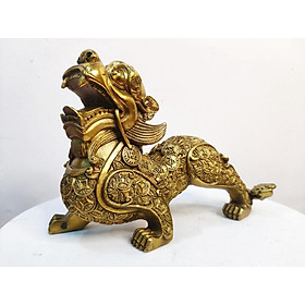 Mua Đôi Tỳ Hưu mình Tiền Đuôi Như Ý - Tượng Đồng  Phong Thủy Đồng Cao Cấp