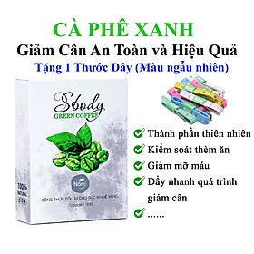 Sbody Green Coffee - Cà Phê Xanh hỗ trợ Giảm Cân Sbody Hộp 12 gói x 15g +