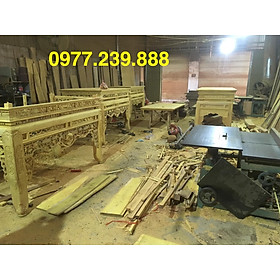 Mua án gian tứ linh gỗ mít chân 12cm