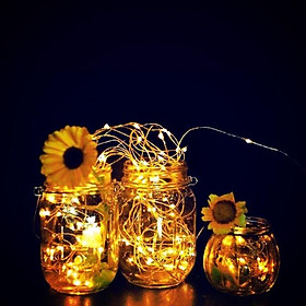Đèn led, dây đèn trang trí bó hoa, hộp quà, decor chụp ảnh độc đáo