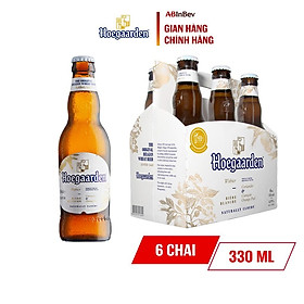 Lốc 6 Chai Bia Hoegaarden White 330ml chai