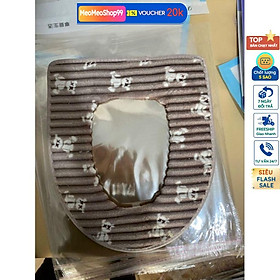 Mua Miếng Lót Nỉ Bồn Cầu Siêu Ấm Cho Mùa Đông