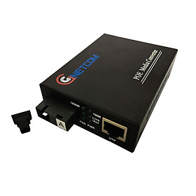 Mua Bộ chuyển đổi quang điện  Gigabit 1 POE 10/100/1000 M kèm cổng  SC 1 sợi GNETCOM GNC-6101GE-20A - Hàng Chính Hãng