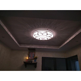 Mua Đèn Ốp Trần Mâm Tròn 8 Cánh Hoa Sen-Tặng Kèm điều khiển hq highting
