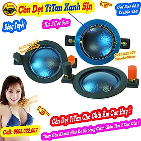 Mua COIL TREBLE 450 MÀNG TITAN XANH CỌC NHẤN 8cm  COI 44.5 DẸT  – CÔN THAY THẾ TREP 450 CỌC 8CM – GIÁ 01 CHIẾC CÔN 44.5