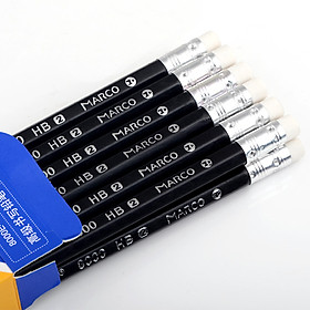 Marco (Marco) 8000-2H-12CB writing pencil black pen (2H) 12 boxed