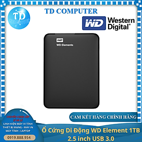 Mua Ổ Cứng Di Động WD Element 1TB 2.5 inch USB 3.0 - Hàng chính hãng ASIA phân phối