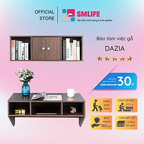 Bàn Học Gỗ Công Nghiệp Kiểu Dáng Nhỏ Gọn SMLIFE Dazia