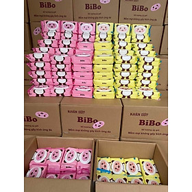 Mua Khăn giấy ướt Bi Bo 100 tờ không mùi  không cồn  an toàn cho da nhạy cảm