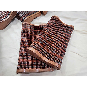 Mua Gối Công Thái Học   Gối Hạt Gỗ Cao Cấp - Kích Thước 36cmx24cmx8/4cm Hỗ Trợ Ngủ Sâu Cải Thiện Lưu Thông Máu Giảm Đau Cổ