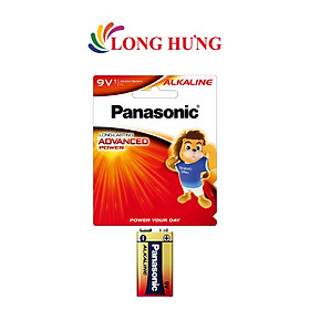 Pin kiềm Panasonic Alkaline 9V 6LR61T/1B-V (1 viên/5 viên/12 viên) - Hàng chính hãng