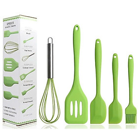 Bộ Dụng Cụ Nhà Bếp [HÀNG CHÍNH HÃNG] Bộ dụng cụ nấu ăn bằng silicone an toàn sức khỏe - Giao Màu Ngẫu Nhiên - PHỤ KIỆN NHÀ BẾP KHÁC