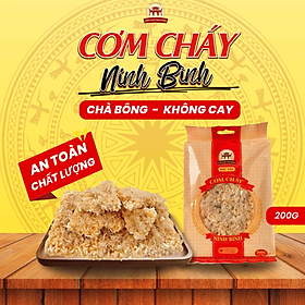 Cơm cháy nếp chà bông heo (không cay) gói 200g - Cơm cháy Ninh Bình