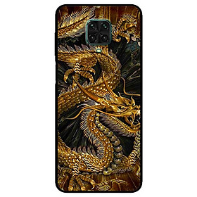 Ốp lưng dành cho Xiaomi Redmi 9s - 9 Pro - 9 Promax mẫu Rồng Nền Đen