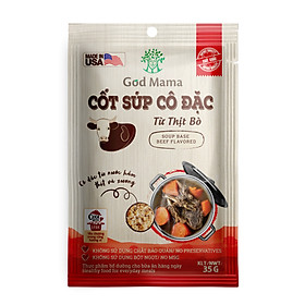 Cốt súp cô đặc - Từ Thịt Bò - Nấu nước dùng bò tiện lợi - Túi 35gr - Số 1 tại Mỹ - Tiêu chuẩn FDA - Tiện lợi cho bữa ăn gia đình - An toàn cho sức khỏe