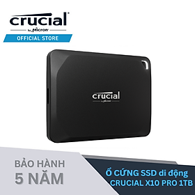 Mua Ổ cứng SSD di động 1TB SSD Crucial X10 Pro USB 3.2 Gen-2 2x2 CT1000X10PROSSD9 - HÀNG CHÍNH HÃNG