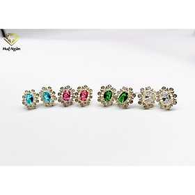 Bông tai bạc ý 925 huệ ngân - hoa xinh rye141076