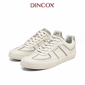 New Arrivals | Giày Da Sneaker Nam Nữ DC36 MILK TEA DINCOX Shoes Đế Bằng