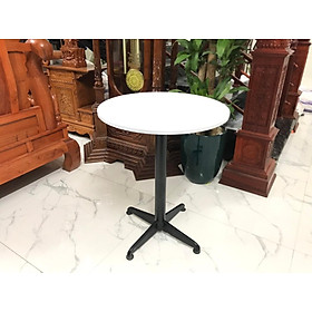 Mua Bàn Tròn Cafe Eames Chân Trụ Màu Đen Trắng