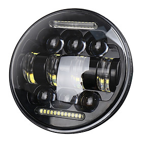 Car LED Headlight Bulbs LED Driving Lamp 5.75 Inch 66W Headlamps with White DRL High/Low Beam for JEEP Wrangler JK