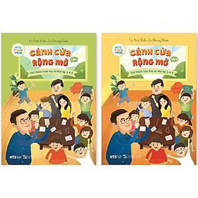 Bộ Sách Cánh Cửa Rộng Mở - Thử Thách Toán Hay Và Khó Lớp 3-4-5 (Bộ 2 Cuốn)