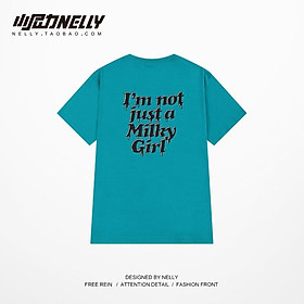 Áo Phông Nelly Heybig Mùa Hè Phong Cách Hàn Quốc Tay Ngắn cổ tròn dành cho nam và nữ