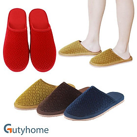 Mua Dép nhung đi trong nhà ấm áp dễ thương - Giao màu ngẫu nhiên