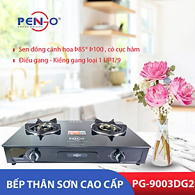 Mua Bếp ga đôi mặt kính cao cấp Pengo PG-9003 DG2( Hàng chính hãng)