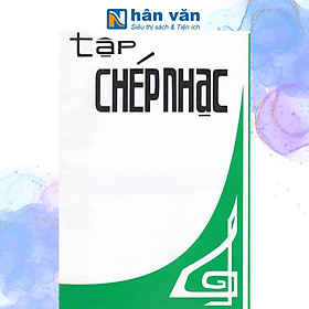 Ảnh bìa Tập Chép Nhạc - Xanh (Lê Vũ)