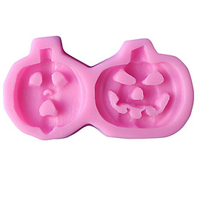 Halloween Series Pumpkin Shape Silicone Mold Fondant Cake Chocolate Mold Gummy Tool D026