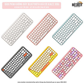 Bàn phím không dây bluetooth giả cơ 308i 2021 dành cho iPad, máy tính bảng, MacBook, Laptop, PC v.v