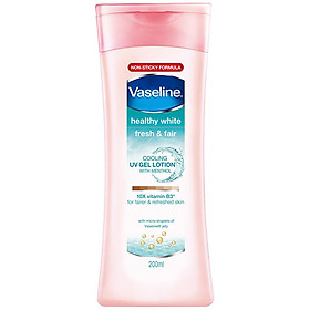 Gel Dưỡng Thể Dịu Mát Trắng Da Vaseline Fresh & Fair 200ml