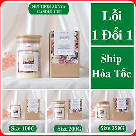 Mua Nến thơm AGAYA (Candle Cup) mùi BOUQUET - Nến thơm tinh dầu thiên nhiên mùi hương nồng ấm với kỷ niệm đẹp