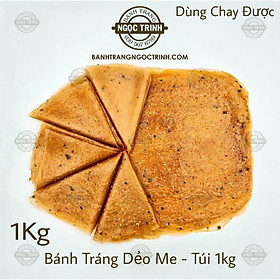 Bánh tráng dẻo me Túi 1Kg cao cấp siêu ngon bánh tráng Ngọc Trinh