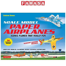 Ảnh bìa Scale Model Paper Airplanes Kit: Iconic Planes That Really Fly! Slingshot Launcher Included