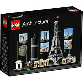 Mô Hình Lắp Ráp Lego Architechture Thành Phố Paris 21044 (649  chi tiết)