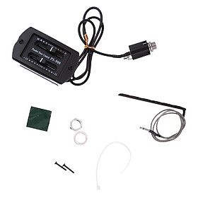 2-band EQ Equalizer Pre-wired Preamp Piezo Pickup Kit for Acoustic Guitar