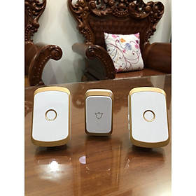 Mua CHUÔNG CỬA KHÔNG DÂY THÔNG MINH  CHỐNG NƯỚC  1 ĐẦU PHÁT 2 ĐẦU THU.