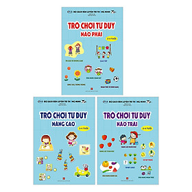 Combo Trò Chơi Tư Duy (3-4 Tuổi) - Trọn Bộ 3 Cuốn