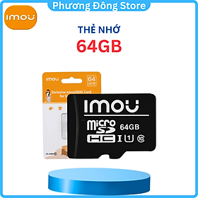 Thẻ Nhớ Micro SD imou 64Gb/32Gb Micro SD Class 10, Thẻ nhớ camera, Thẻ nhớ điện thoại - Hàng chính hãng - Thẻ 64Gb