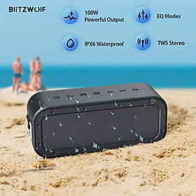 Loa BlitzWolf BW-WA5 100W Loa bluetooth TWS Stereo 5000mAh Di động ngoài trời mạnh mẽ IPX6 Chống nước tích hợp Powerbank