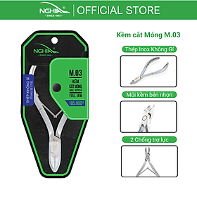 Kềm Cắt Móng Thép Không Gỉ Kềm Nghĩa M-03