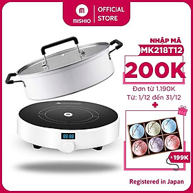 Bếp Điện Từ Đơn Mishio MK218 – Tặng Kèm Nồi Lẩu