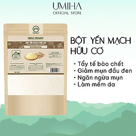 Bột Yến Mạch nguyên chất UMIHOME 40G đắp mặt nạ, tẩy da chết, đánh bay mụn nám tàng nhang hiệu quả