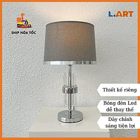 Mua Đèn ngủ  đèn trang trí  đèn để bàn L.art cao cấp kim loại phong cách Châu Âu DBK004