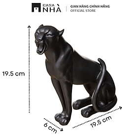 ROAR - Tượng Báo Đen Trang Trí - Thiết Kế Mạnh Mẽ và Quyền Lực | Casanhà Home Furniture